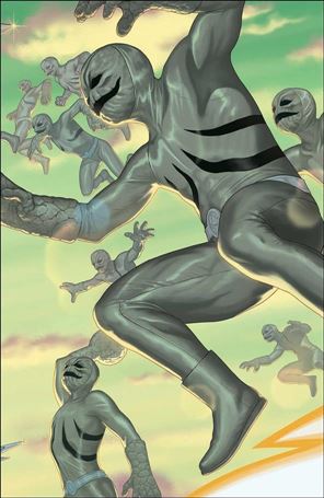 Mighty Morphin Power Rangers issue 15-C Steve Morris 1:20 Cover