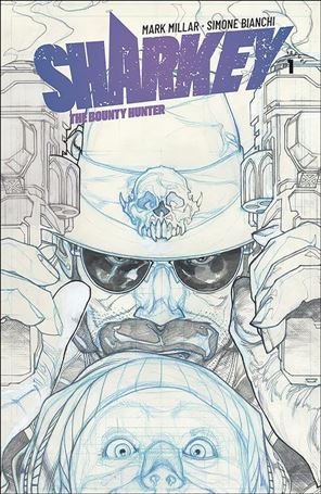Sharkey the Bounty Hunter issue 1-B Simone Bianchi Sketch Cover