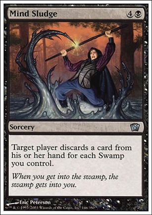Magic the Gathering: 8th Edition (Base Set) card 146 Mind Sludge