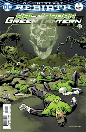 Hal Jordan and the Green Lantern Corps issue 21-B Kevin Nowlan Cover