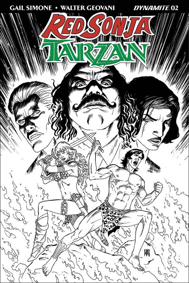 Red Sonja / Tarzan 2-E by Dynamite Entertainment