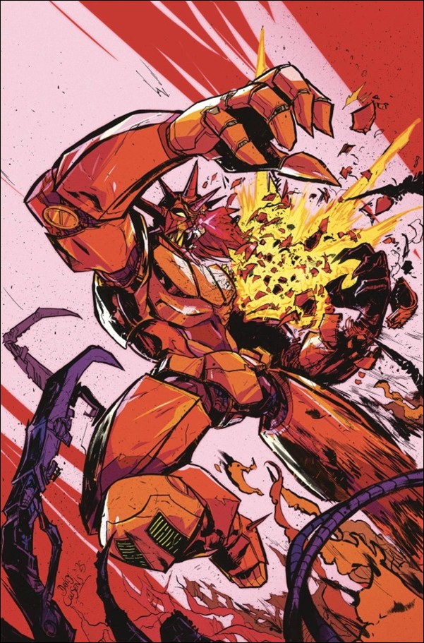 Silverhawks (2025) issue 7-I David Cousens Battle Damage Virgin 1:15 Cover