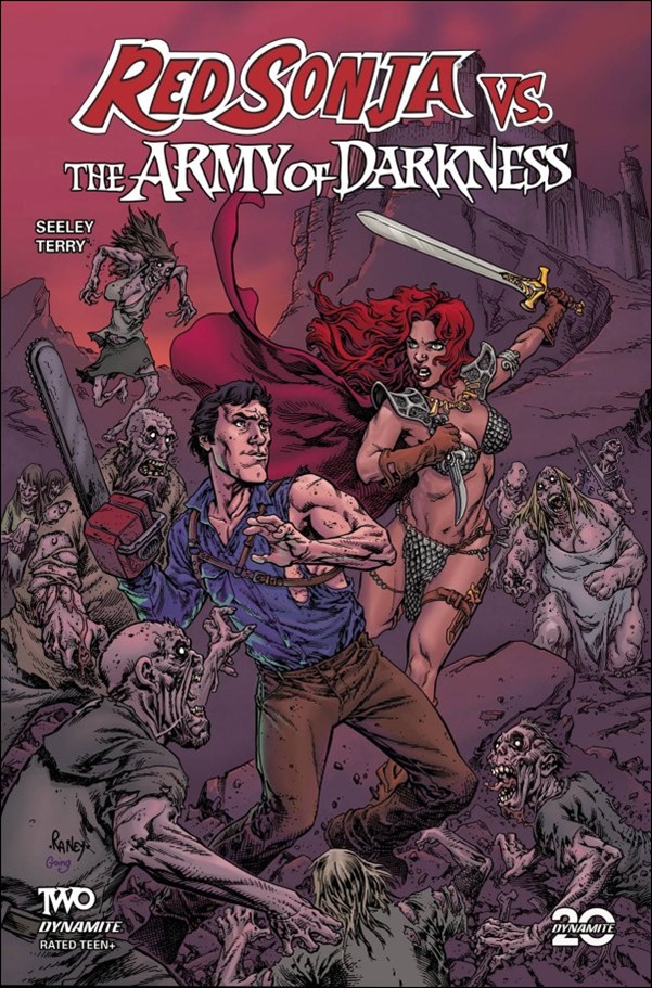 Red Sonja vs. the Army of Darkness issue 2-C Tom Raney Cover