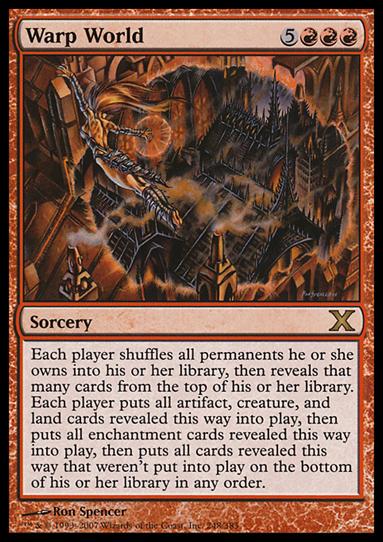 Magic the Gathering: 10th Edition (Base Set) card 248 Warp World