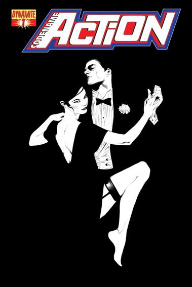 Codename: Action issue 1-H Jae Lee 1:xx Black and White Cover