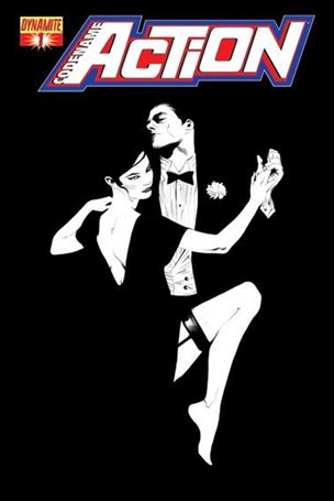 Codename: Action issue 1-H Jae Lee 1:xx Black and White Cover