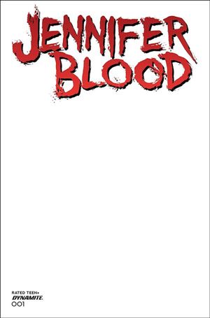 Jennifer Blood (2021) issue 1-F Blank Authentix Cover