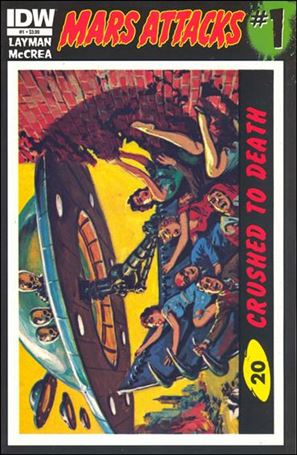 Mars Attacks (2012) issue 1-T Card #20 (Crushed to Death)