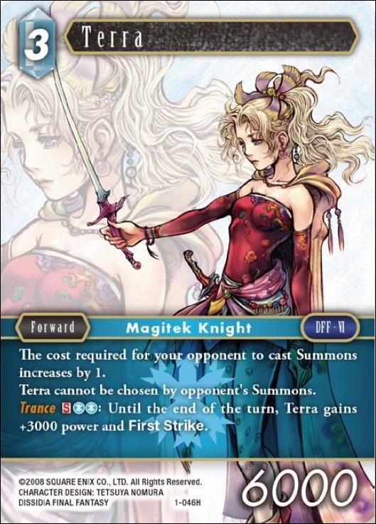 Final Fantasy Trading Card Game: Opus I (Base Set) card 046H Terra