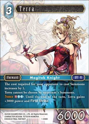 Final Fantasy Trading Card Game: Opus I (Base Set) card 046H Terra