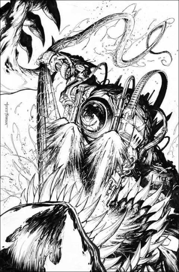 Venom (2018) issue 27-P Tyler Kirkham Unknown/Street Level Sketch Cover