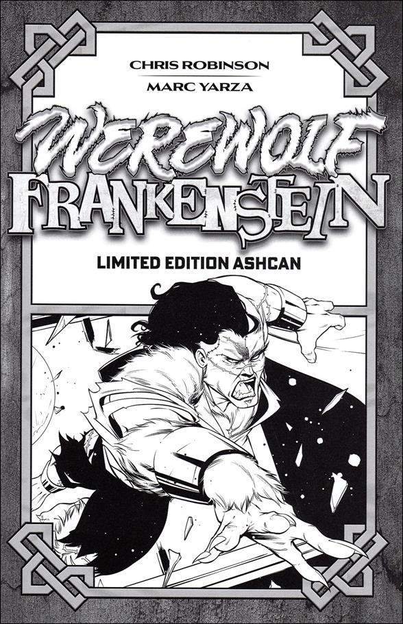 Werewolf Frankenstein issue Ashcan 1/100