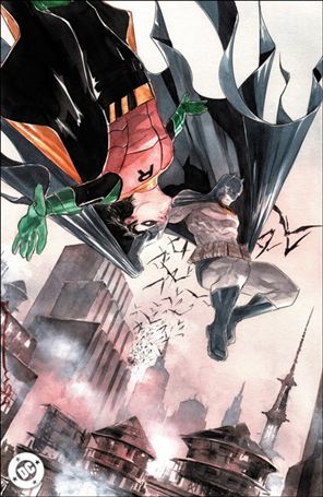 Robin & Batman: Jason Todd issue 1-D Dustin Nguyen Foil Virgin Cardstock Cover