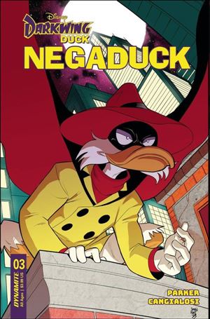 Negaduck issue 3-B Drew Moss Cover