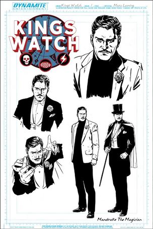 Kings Watch issue 1-C Mark Laming Mandrake the Magician Cover 1/50