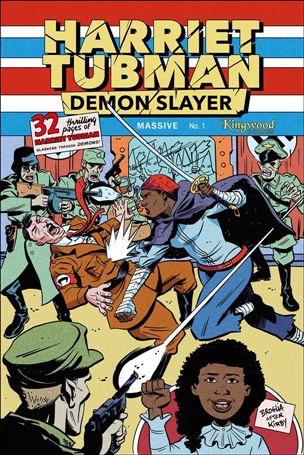 Harriet Tubman: Demon Slayer issue 1-D John Broglia Cover