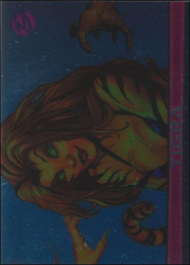 Marvel Dangerous Divas (Parallel Foil Base Set) card 56 Tigra