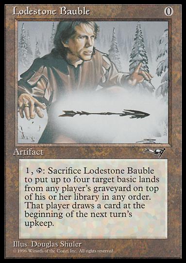 Magic the Gathering: Alliances (Base Set) card 122 Lodestone Bauble