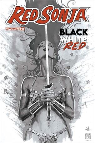 Red Sonja: Black White Red issue 8-K David Mack 1:30 Black & White Cover