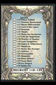 Battle Cards (Base Set) card 138 Checklist 110-139