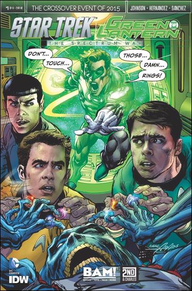 Star Trek/Green Lantern (2015) issue 1-OA Neal Adams Books-A-Million / 2nd & Charles Cover