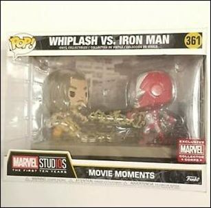 POP! Marvel figure 361 Whiplash vs. Iron Man     (Movie Moments)