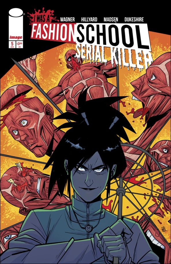 I Was a Fashion School Serial Killer issue 5 Daniel Hillyard Cover