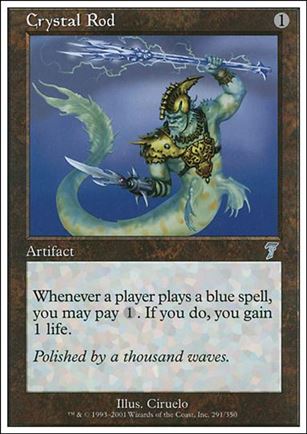 Magic the Gathering: 7th Edition (Base Set) card 291 Crystal Rod