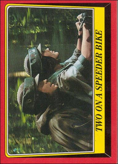 Star Wars Heritage  (Base Set) card 57 Two on a Speeder Bike