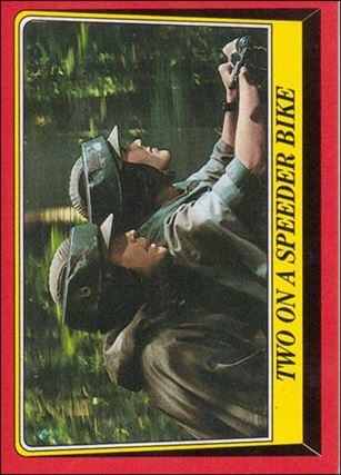Star Wars Heritage  (Base Set) card 57 Two on a Speeder Bike