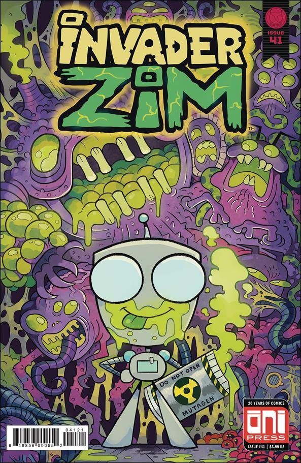 Invader Zim issue 41-B Matthieu Cousin Cover