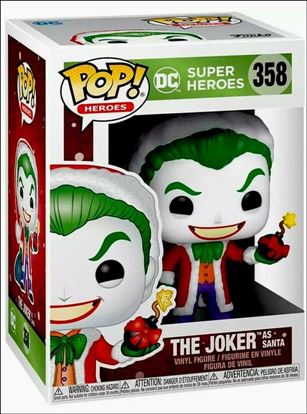POP! Heroes figure 358 The Joker as Santa