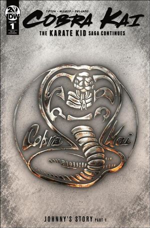 Cobra Kai: The Karate Kid Saga Continues issue 1-C 1:10 Metallic Logo Cover