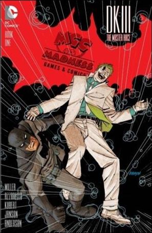 Dark Knight III: The Master Race issue 1-LE Dave Johnson Madness Games & Comics Logo Cover