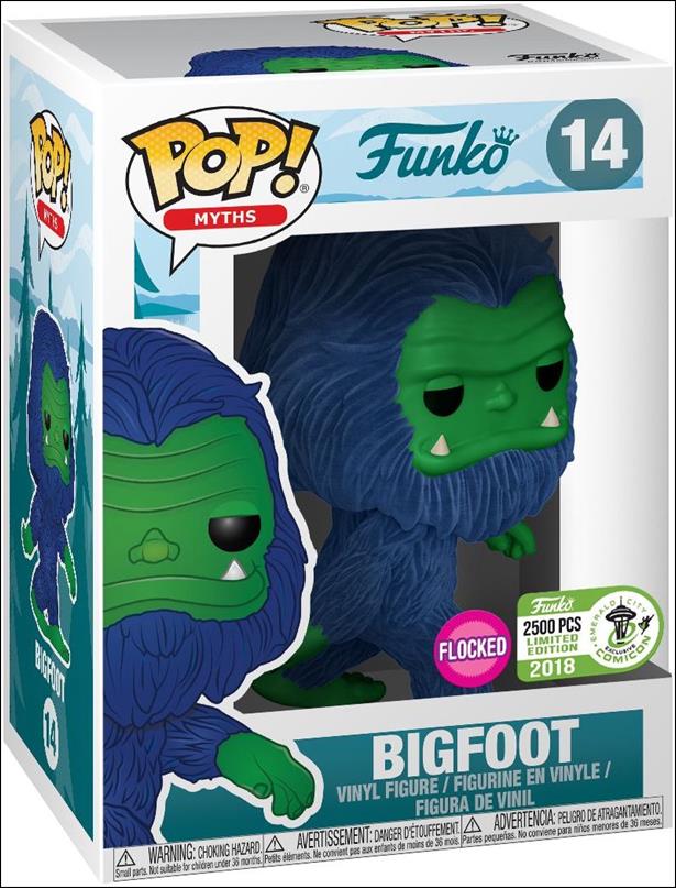 POP! Myths figure 14-C Bigfoot (Flocked) (Blue) ECCC 2018
