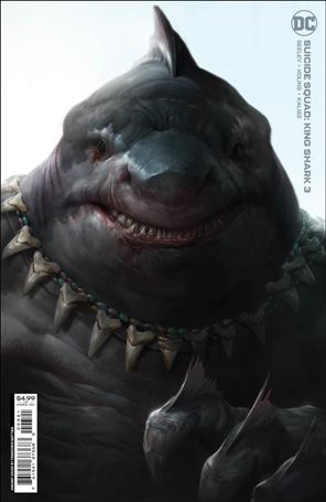Suicide Squad: King Shark issue 3-B Francesco Mattina Cardstock Cover