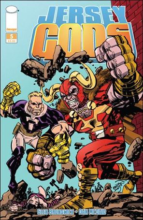 Jersey Gods issue 5 Erik Larsen Cover