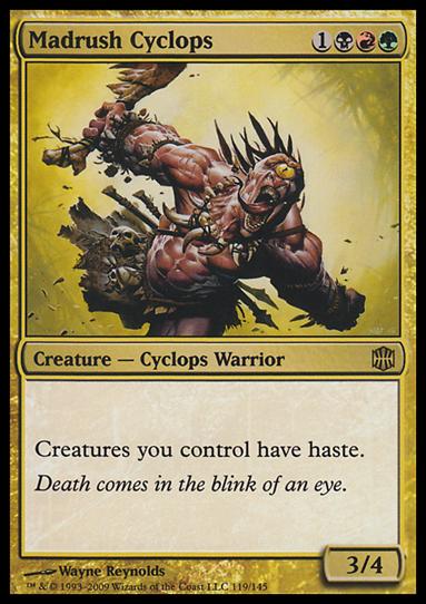 Magic The Gathering: Alara Reborn (Base Set) card 119 Madrush Cyclops