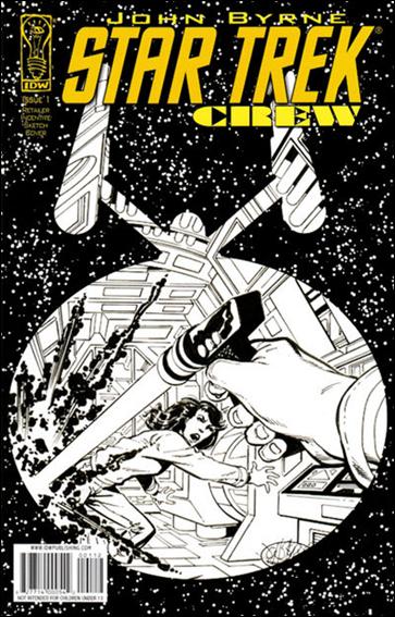 Star Trek: Crew issue 1-B 1:10 Black and White Cover