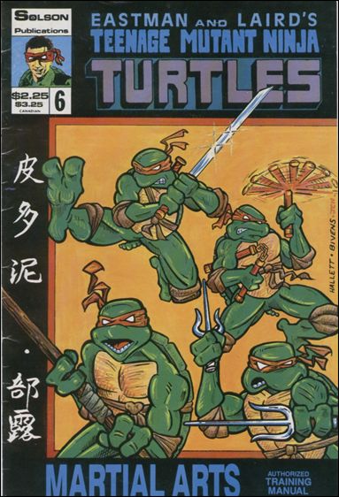 Teenage Mutant Ninja Turtles Authorized Martial Arts Training Manual issue 6
