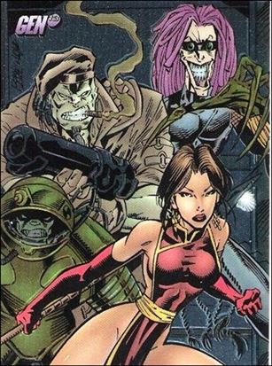 Gen13: Series 1 (Base Set) card 106 Bounty Hunters