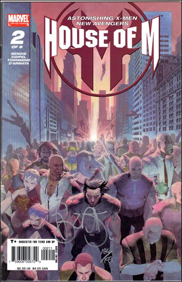 House of M (2005) issue 2-C DF Esad Ribic Cover (signed by Bendis) 1/199