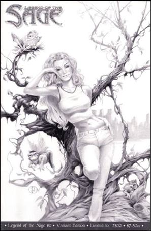 Legend of the Sage issue 2-B Sketch Cover 1/2500