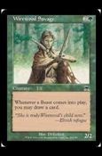 Magic the Gathering: Onslaught (Base Set) card 304 Wirewood Savage