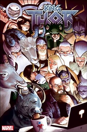 King Thor issue 4-B Michael Del Mundo Cover