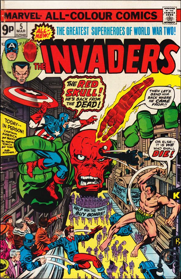 Invaders (1975) issue 5-B UK Price Cover