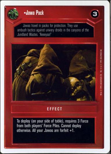 Star Wars: Premiere Unlimited (Base Set) card 57 Jawa Pack