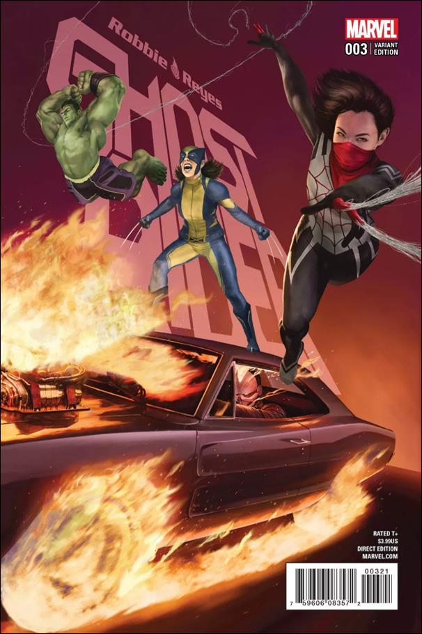 Ghost Rider (2017) issue 3-B Rahzzah 1:25 Cover