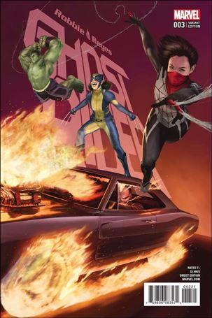 Ghost Rider (2017) issue 3-B Rahzzah 1:25 Cover
