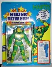 Super Powers Collection Action Figures (1984) figure 21-B Mantis (Clark Kent Offer)